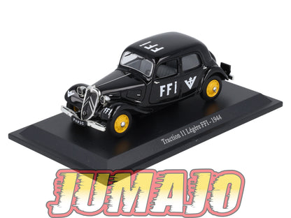 TRA2 Voiture 1/43 Atlas NOREV Traction 11 Légère FFi 1944