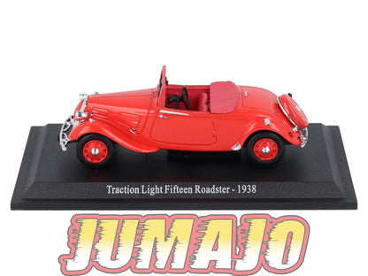 TRA30 Voiture 1/43 Atlas NOREV Traction Light Fifteen Roadster 1938