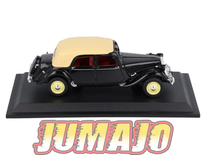 TRA33 Voiture 1/43 Atlas NOREV Traction 15 Six Découvrable  A.E.A.T 1950