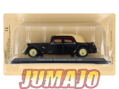 TRA33 Voiture 1/43 Atlas NOREV Traction 15 Six Découvrable  A.E.A.T 1950