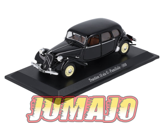 TRA37 Voiture 1/43 Atlas NOREV Traction 15 Six G Familiale 1939