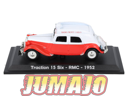 TRA38 Voiture 1/43 Atlas NOREV Traction 15 Six Radio Monté Carlo 1952
