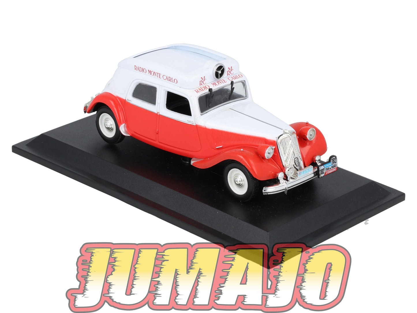TRA38 Voiture 1/43 Atlas NOREV Traction 15 Six Radio Monté Carlo 1952