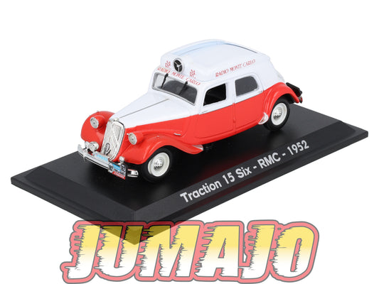 TRA38 Voiture 1/43 Atlas NOREV Traction 15 Six Radio Monté Carlo 1952