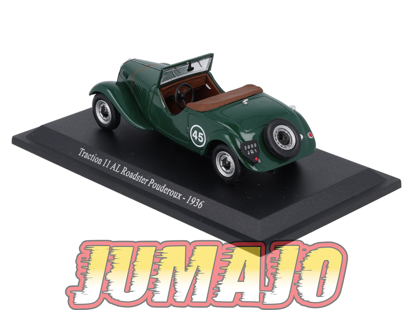 TRA39 Voiture 1/43 Atlas NOREV Traction 11 AL Roadster Pouderoux 1936