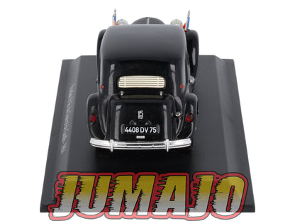 TRA3 Voiture 1/43 Atlas NOREV Traction 15 Six du général de Gaulle 1954