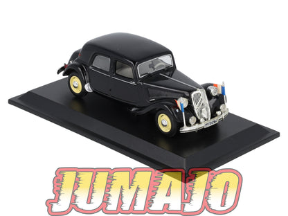 TRA3 Voiture 1/43 Atlas NOREV Traction 15 Six du général de Gaulle 1954