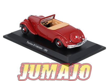 TRA3B Voiture 1/43 Atlas NOREV Traction 22 Cabriolet 1934
