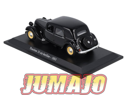 TRA41 Voiture 1/43 Atlas NOREV Traction 15 Six Berline 1951