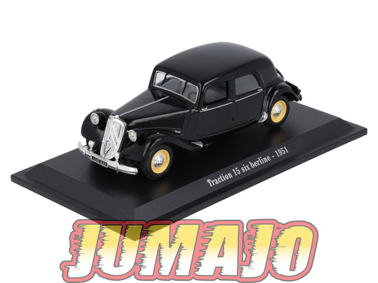 TRA41 Voiture 1/43 Atlas NOREV Traction 15 Six Berline 1951