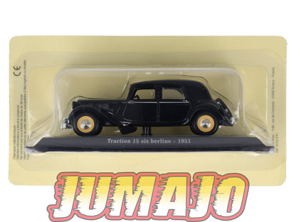 TRA41 Voiture 1/43 Atlas NOREV Traction 15 Six Berline 1951