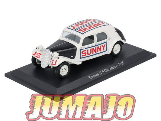 TRA42 Voiture 1/43 Atlas NOREV Traction 11B Cascadeurs 1955