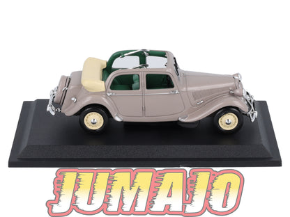 TRA44 Voiture 1/43 Atlas NOREV Traction 11  BL Découvrable A.E.A.T 1950