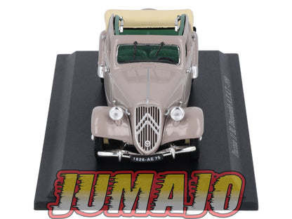 TRA44 Voiture 1/43 Atlas NOREV Traction 11  BL Découvrable A.E.A.T 1950