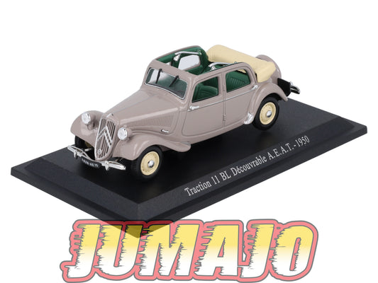 TRA44 Voiture 1/43 Atlas NOREV Traction 11  BL Découvrable A.E.A.T 1950