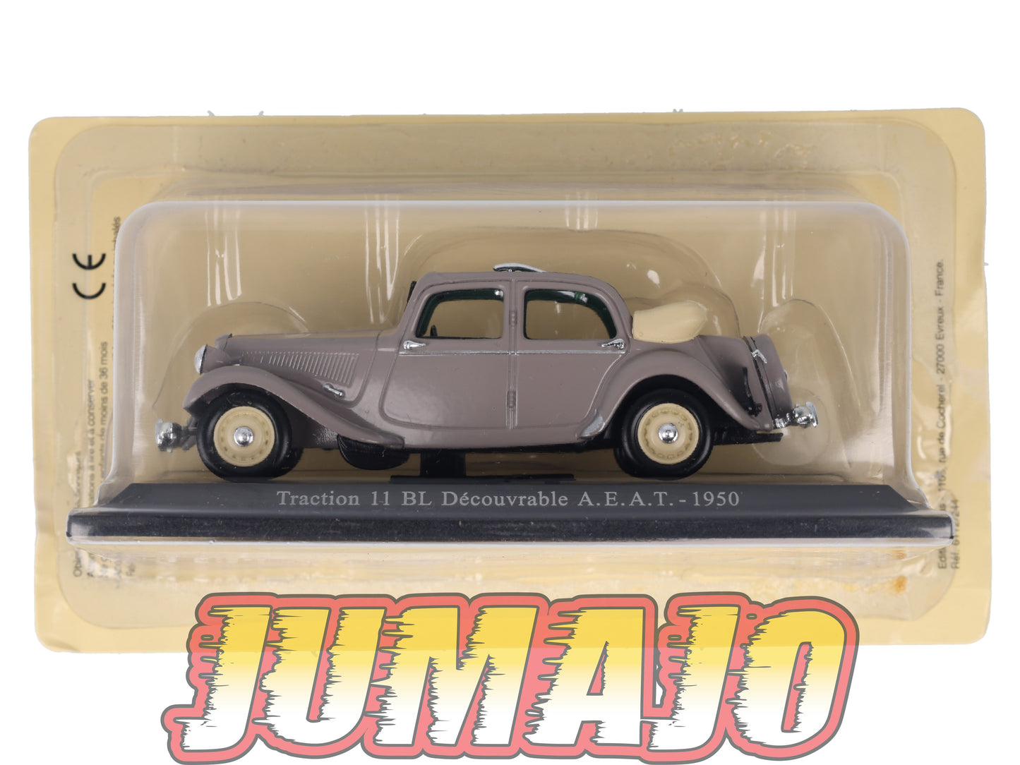 TRA44 Voiture 1/43 Atlas NOREV Traction 11  BL Découvrable A.E.A.T 1950