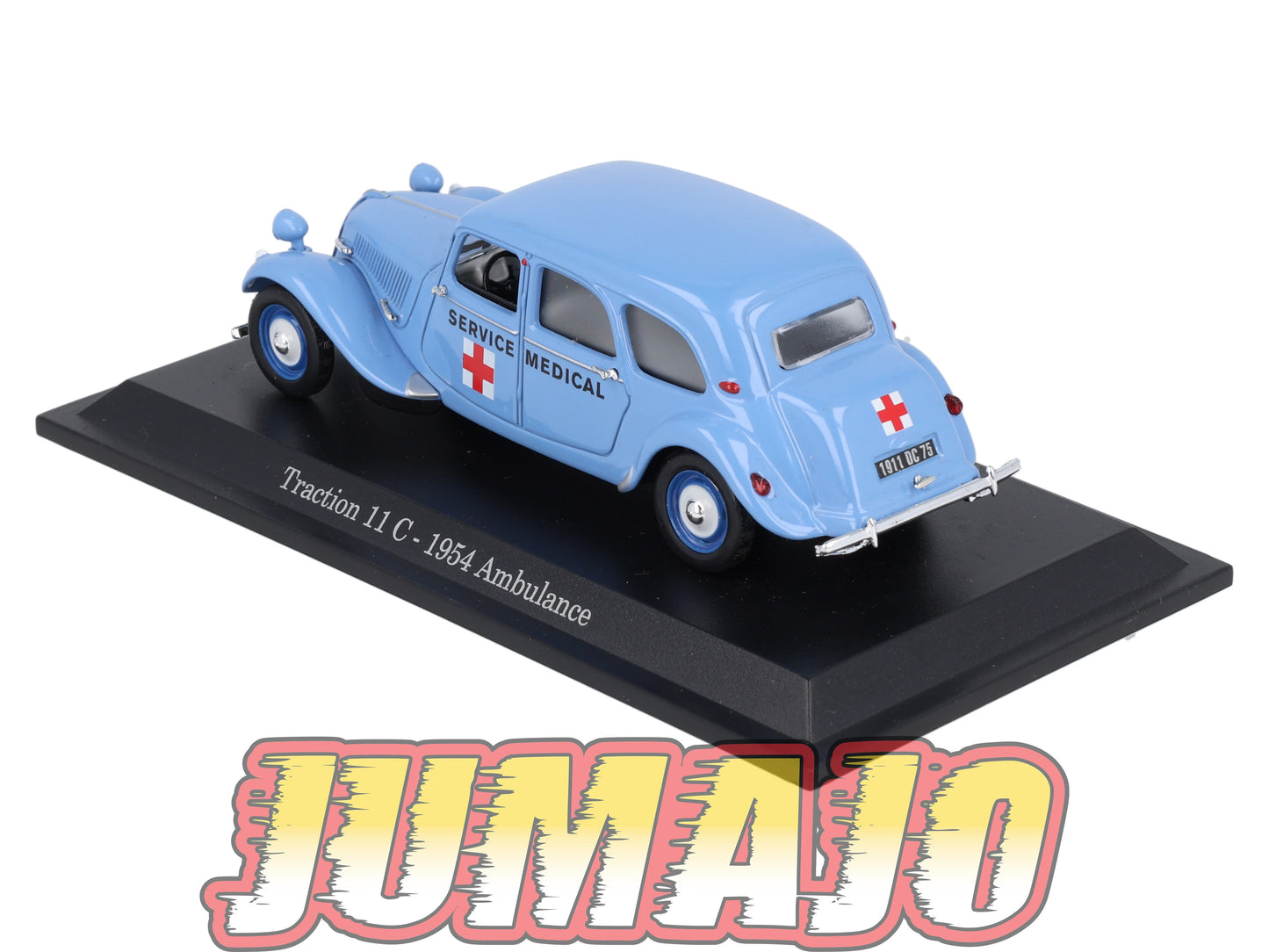 TRA45 Voiture 1/43 Atlas NOREV Traction 11  C Croix Rouge 1954