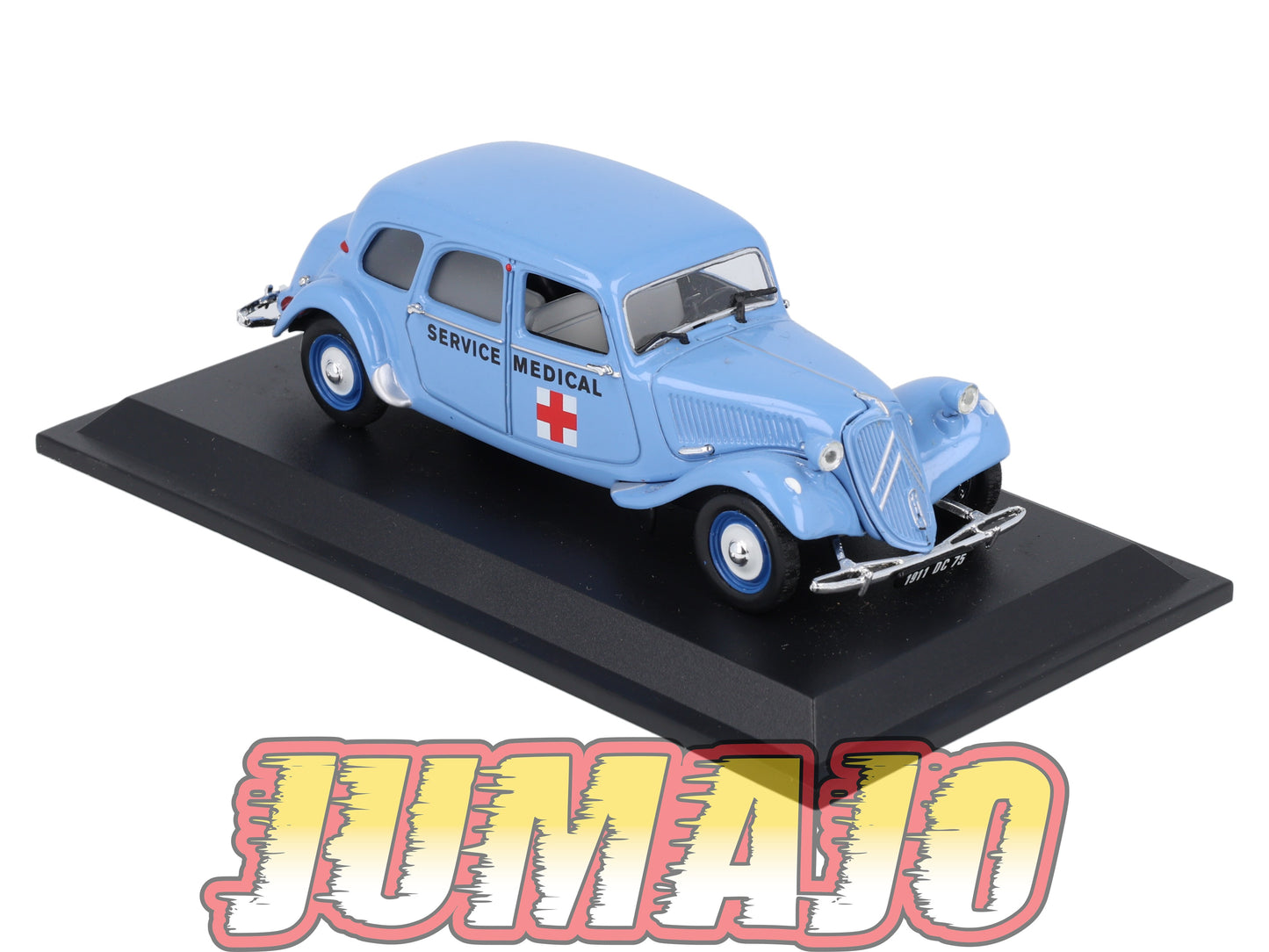 TRA45 Voiture 1/43 Atlas NOREV Traction 11  C Croix Rouge 1954