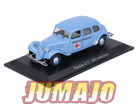 TRA45 Voiture 1/43 Atlas NOREV Traction 11  C Croix Rouge 1954
