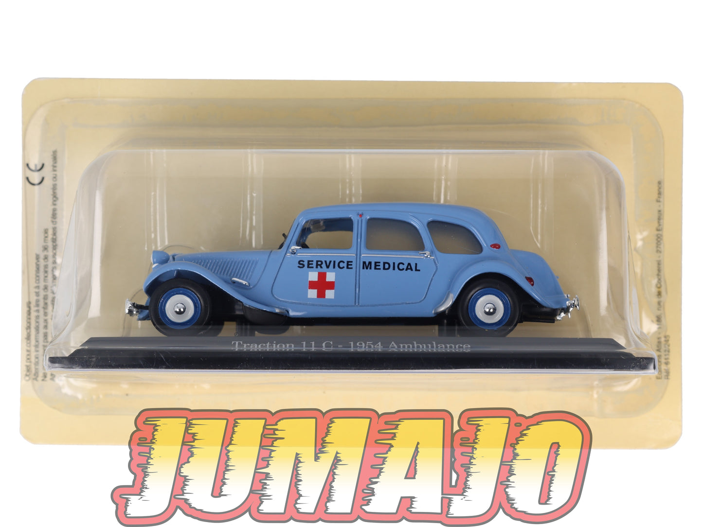 TRA45 Voiture 1/43 Atlas NOREV Traction 11  C Croix Rouge 1954