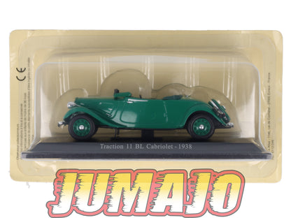 TRA46 Voiture 1/43 Atlas NOREV Traction 11 BL Cabriolet 1938