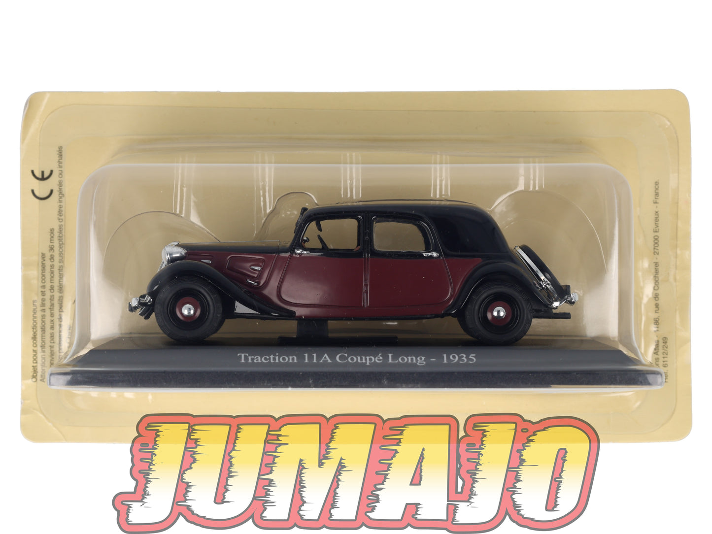 TRA49 Voiture 1/43 Atlas NOREV Traction 11A Coupé Long 1935