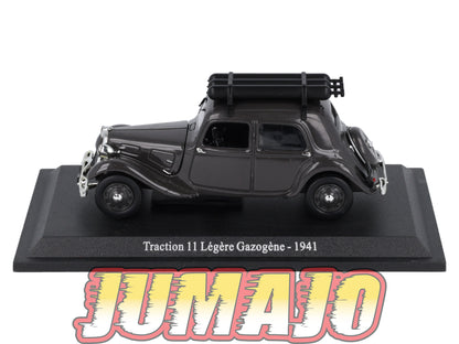 TRA4 Voiture 1/43 Atlas NOREV Traction 11 Légère Gazogène 1941