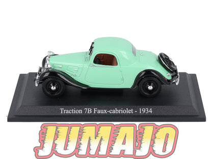 TRA50 Voiture 1/43 Atlas NOREV Traction 7B Faux cabriolet 1934