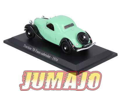 TRA50 Voiture 1/43 Atlas NOREV Traction 7B Faux cabriolet 1934