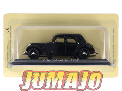 TRA53 Voiture 1/43 Atlas NOREV Traction 7 de pré-série 1934