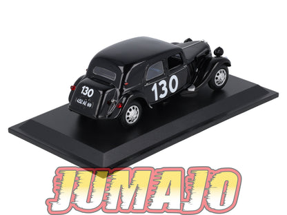 TRA55 Voiture 1/43 Atlas NOREV Traction 15 Six de Rallyes 1954 #130