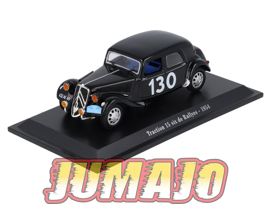 TRA55 Voiture 1/43 Atlas NOREV Traction 15 Six de Rallyes 1954 #130