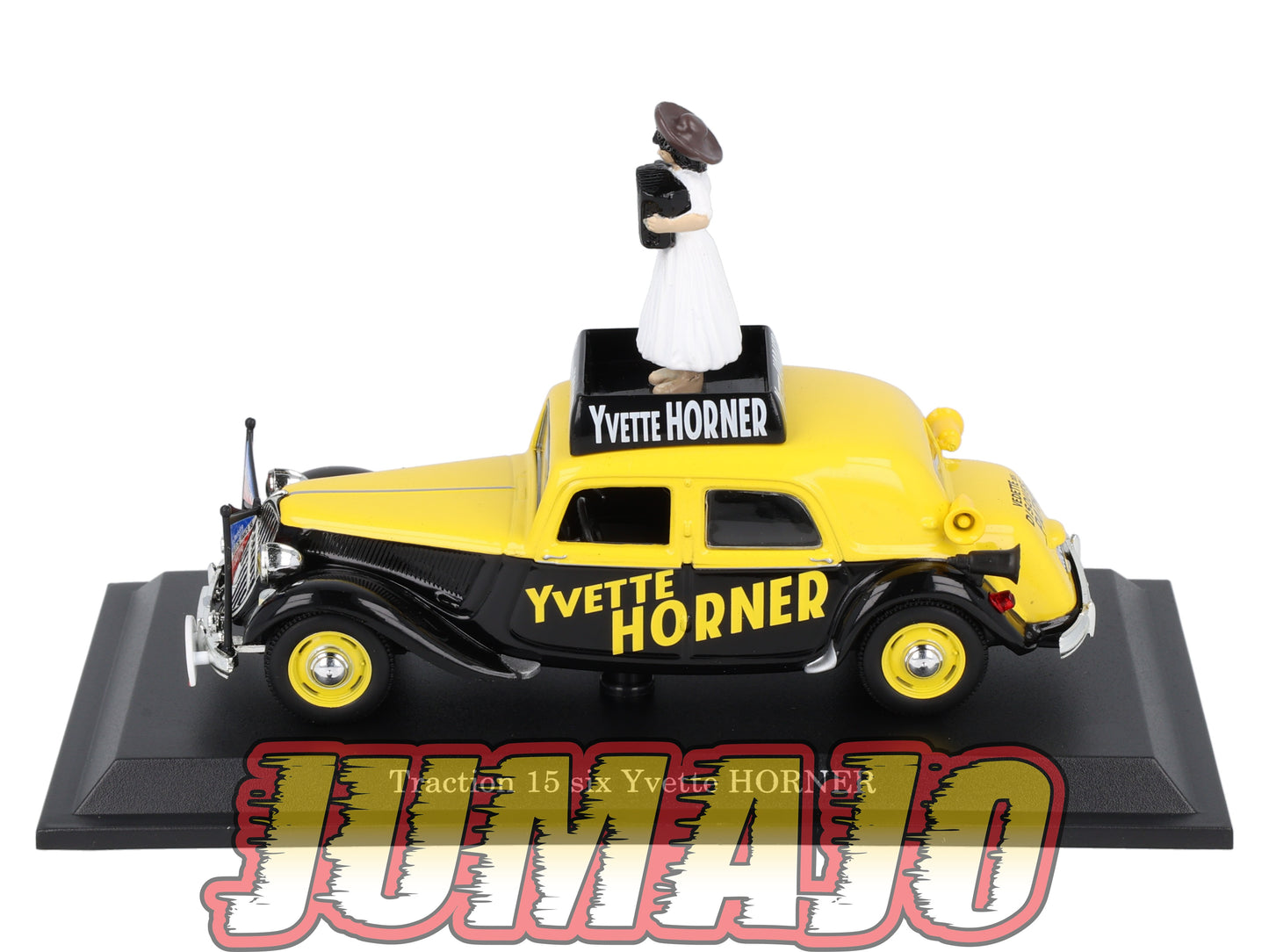 TRA56 Voiture 1/43 Atlas NOREV Traction 15 Six Yvette Horner (Tour De France)