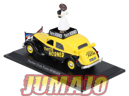 TRA56 Voiture 1/43 Atlas NOREV Traction 15 Six Yvette Horner (Tour De France)