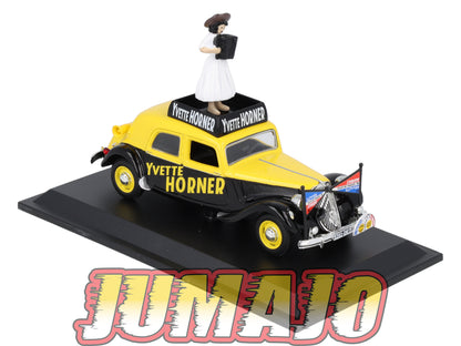 TRA56 Voiture 1/43 Atlas NOREV Traction 15 Six Yvette Horner (Tour De France)