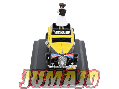 TRA56 Voiture 1/43 Atlas NOREV Traction 15 Six Yvette Horner (Tour De France)
