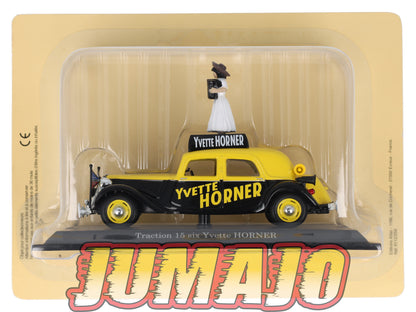 TRA56 Voiture 1/43 Atlas NOREV Traction 15 Six Yvette Horner (Tour De France)