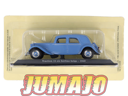 TRA58 Voiture 1/43 Atlas NOREV Traction 15 Six Berline belge 1949