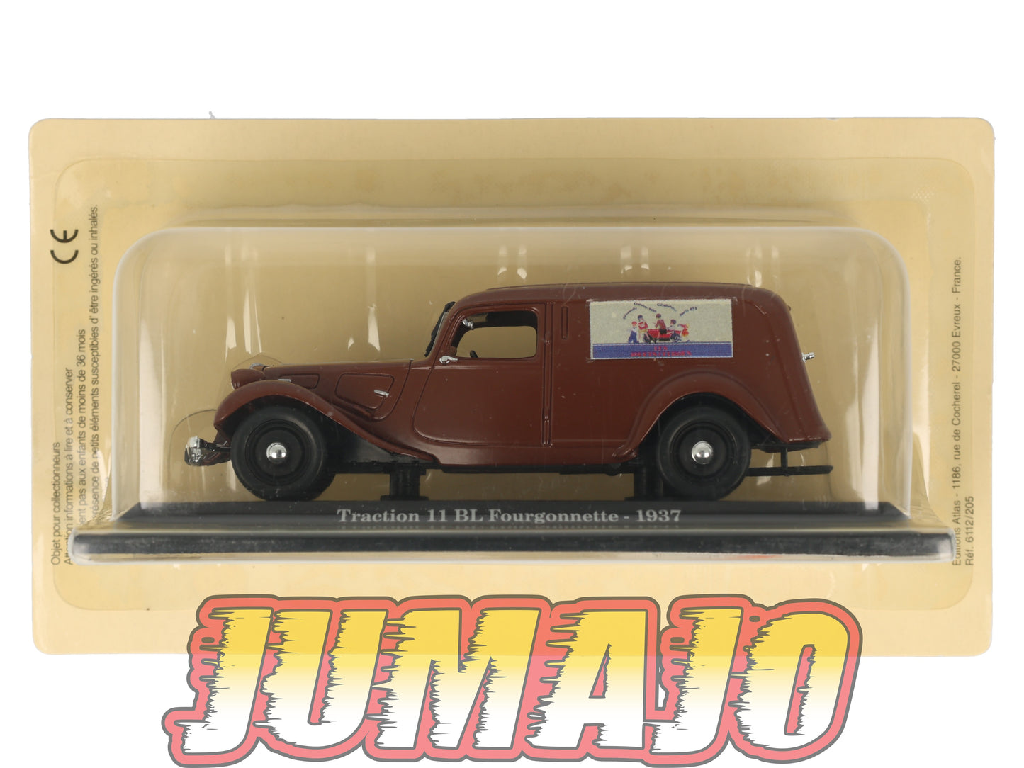 TRA5 Voiture 1/43 Atlas NOREV Traction 11 BL Fourgonnette 1937