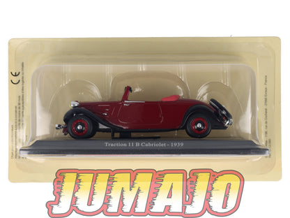 TRA60 Voiture 1/43 Atlas NOREV Traction 11 B Cabriolet 1939