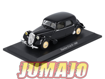 TRA63 Voiture 1/43 Atlas NOREV Traction 15 Six D 1949