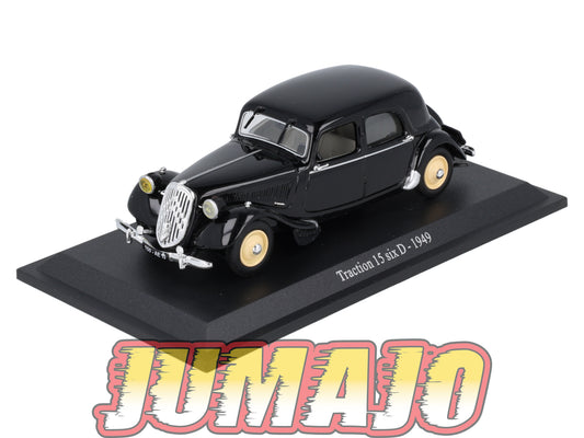TRA63 Voiture 1/43 Atlas NOREV Traction 15 Six D 1949