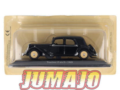 TRA63 Voiture 1/43 Atlas NOREV Traction 15 Six D 1949