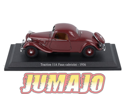 TRA67 Voiture 1/43 Atlas NOREV Traction 11A Faux-cabriolet 1936