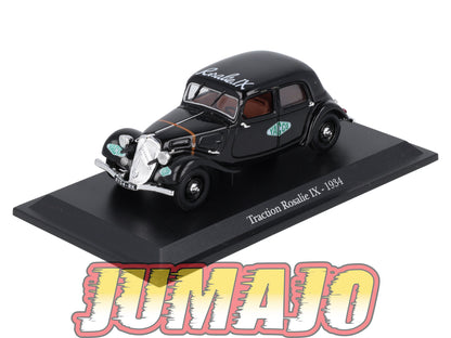 TRA71 Voiture 1/43 Atlas NOREV Traction Rosalie IX 1934