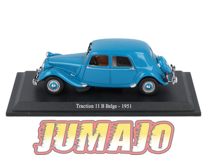 TRA78 Voiture 1/43 Atlas NOREV Traction 11 B Belge 1951