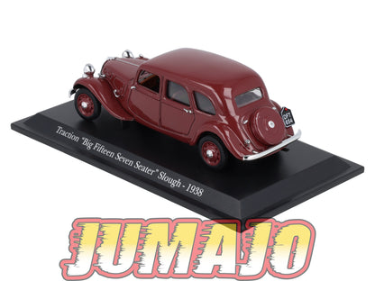 TRA79 Voiture 1/43 Atlas NOREV Traction Big Fifteen Seven Seater Slough 1938