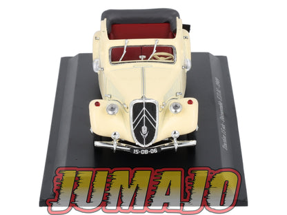 TRA7 Voiture 1/43 Atlas NOREV Traction 15 six découvrable E.D.M 1949