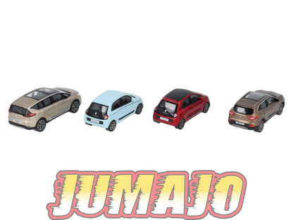 TRI119 Lot 4 X 3 inches 1/64 RENAULT NOREV Kadjar, 2 Twingo & Espace
