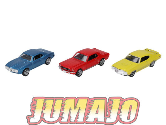TRI120 Lot 3 X 3 inches Americaine Welly :  Ford, Pontiac, Buick